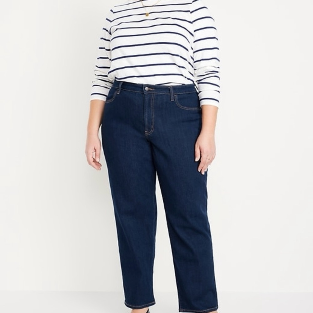 NWT old navy high waisted wow loose jeans 18